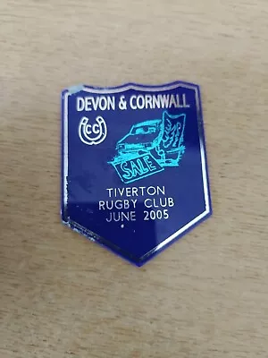 Caravan Club Badge - Devon & Cornwall - Tiverton Rugby Club - June 2005 • £2.99