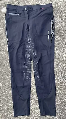 B Vertigo Full Seat Breeches LARGE Navy- Great Condition • $55