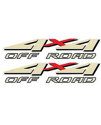 1999 2000 2001 4x4 Off Road Decals For F-250 HD F-350 4WD Super Duty Truck Gold • $16.99