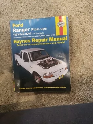 Haynes Repair Manual Ford Ranger- Pick Ups 93-08 • $8.99