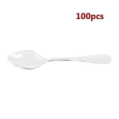 100pcs Ice Cream Scoop Disposable Puddings Jellies Dessert Spoons For Party • $10.11