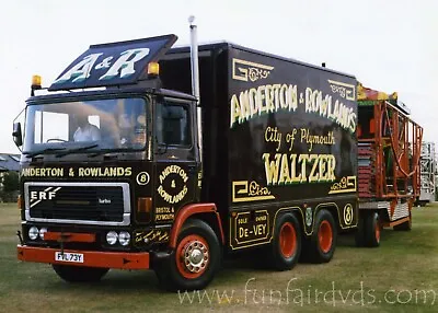 A&R Fun Fair Showmans Transport Paignton Regatta Fair ERF Foden Scammell 2000DVD • £16