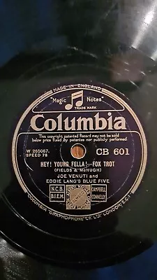 Joe Venuti And Eddie Lang’s Blue Five 1933 Shellac 10  78rpm VG+ • £5