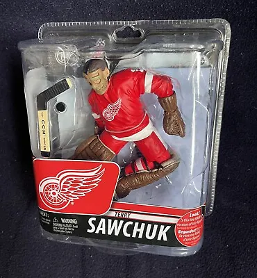 McFarlane NHL 29 TERRY SAWCHUK Gold Collector Level 303/350 Super Chase Figure • $459