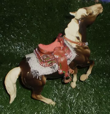 Breyer Vintage Glossy Charcoal Semi Rearing Mustang Stallion Diablo#88 BEAUTIFUL • $125