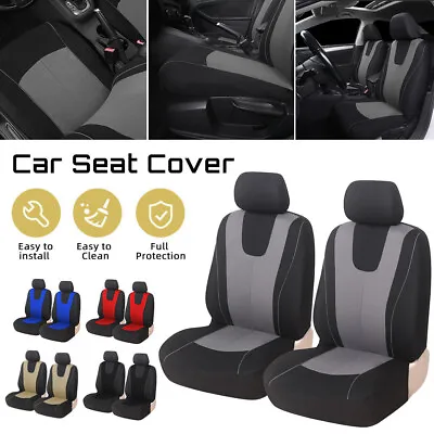 Auto Seat Covers For Car Truck SUV Van - Universal Protectors Polyester -2 Seat • $16.99