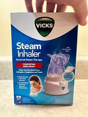 Vicks Personal Electric Steam Inhaler V1200 Compact & Lightweight • $27.99