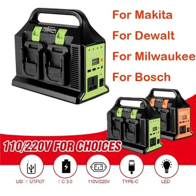 300W Mobile Power Inverter 110V 220V For Makita 18v Li-ion Battery For Camping • $99.99