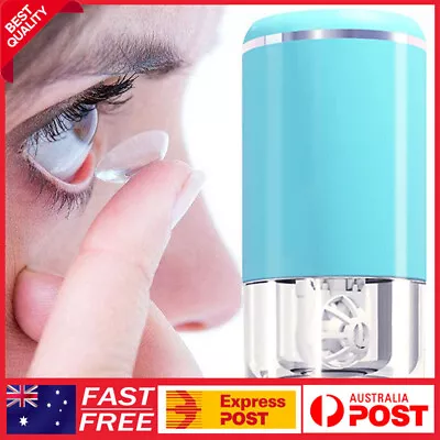 Rechargeable USB Auto Cleaner Care Ultrasonic Contact Lens Case Cleaning Machine • $16.55