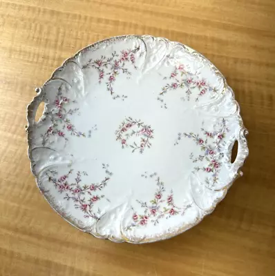 Beautiful Cake Plate 9.75  - C.T. Carl Tielsch Germany Antique • $30