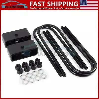 2  Rear Leveling Lift Kit For 1999-2022 Ford F250 F350 Super Duty 2WD 4WD Black • $61.48