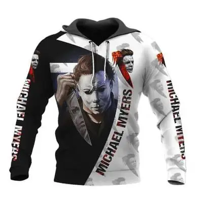 Michael Myers With Bloody Knife Horrors Killers Halloween 3D HOODIE • $26.58