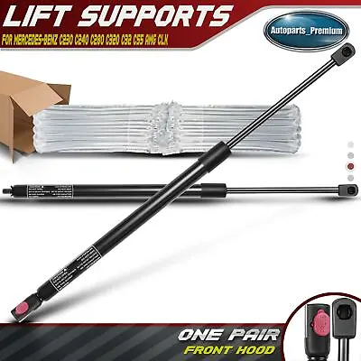 2x Front Hood Lift Supports Struts Shocks For Mercedes-Benz C230 2002 2003-2007 • $22.29