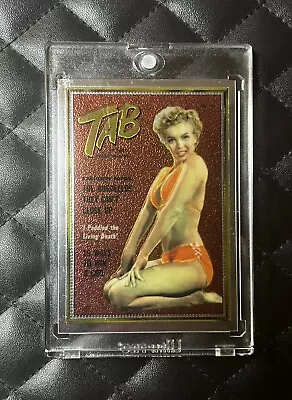 1993 Sports Time Cover Girl Chromium Marilyn Monroe Tab Cover Girl Card RARE • $0.99