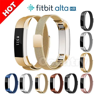$11.85 • Buy Stainless Steel Replacement Spare Magnetic Band Strap For Fitbit Alta / Alta HR