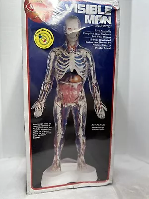 Skilcraft Visible Man Anatomy Kit Level 2 Made In USA Model 74622 New Sealed Box • $30