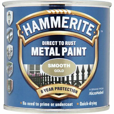 £16.99 • Buy HAMMERITE Direct To Rust Metal Paint 750ml | All Colours Hammered Smooth & Satin
