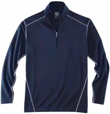 River's End Half Zip Pullover Mens Blue Casual Outerwear 1610-NY • $9.99