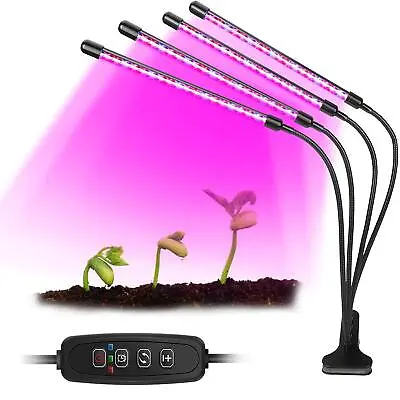 4 Heads LED Grow Light Plant Growing Lamp Light For Indoor Plants Full Spectrum • $19.90