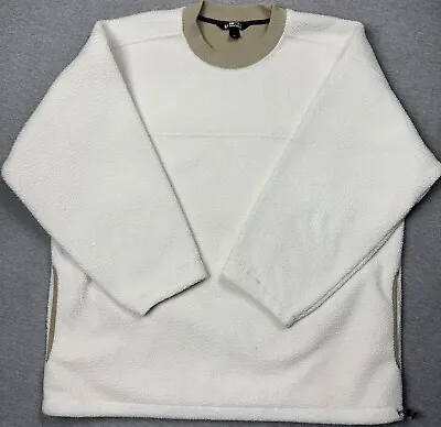 Eddie Bauer EBTEK Pullover Mens XL Deep Pile Fleece Sweatshirt Pocket Crew Neck • $19.95