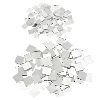 10*10 Mini Mirror SquaresMosaic Tile Pieces For Home Decor Craft Projects&Dress • £1.99