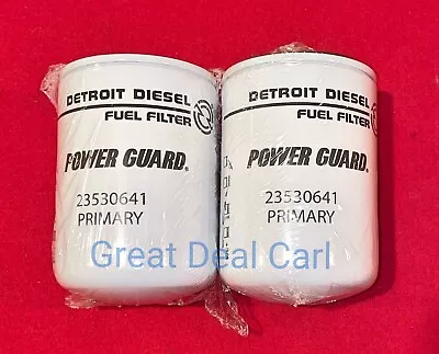 Genuine Detroit Diesel Primary Spin-on Fuel Filter 23530641 23518527 2 Pack • $19.88
