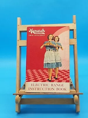 Vintage 40s 50s Monarch Electric Range Cook Book Instruction Manual Recipes • $8.99