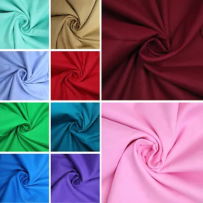 Soft Cotton Egyptian Draping Muslin 44  Wide Cheese Cloth Material 13 Colours • £3.16