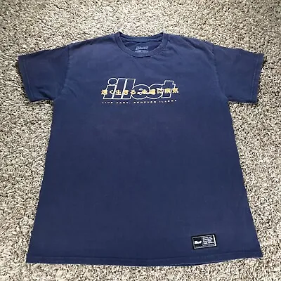 Illest T Shirt Mens Medium Blue Short Sleeve JDM Race Car Racing • $9.99