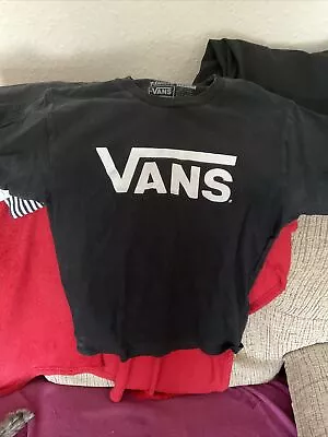 Vans Mens Classic Logo T-Shirt / Black Small See Description • £1.99