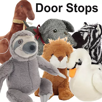 Door Stop Door Draft Stopper Animal Floor Wedge Weighted Dog Cat Heavy Fabric • £9.99