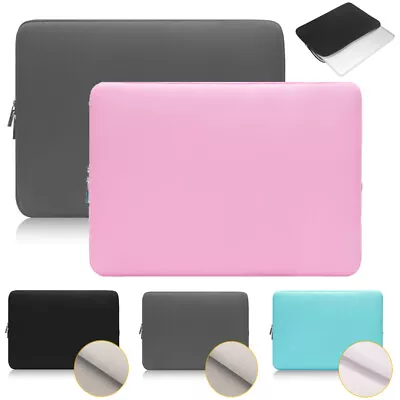 Laptop Bag Sleeve Case Carry Cover Pouch For Apple Mac Book 11 12 13 15 16 Inch • £7.02