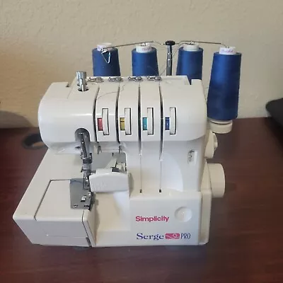 SIMPLICITY Serge Pro Serger Sewing Machine SW432 No Cord • $65