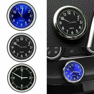 Mini Pocket Car Dashboard Clock Stick-On Digital Watch Motorcycle Quartz Clock • $5.69