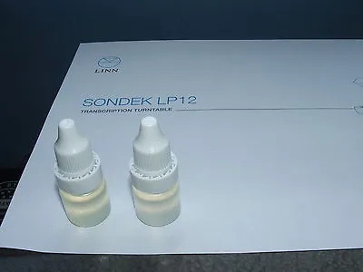 Linn Sondek Main Bearing Turntable Oil 2 X 5ml. Gold Oil Mobil Velocite No. 6  • £4.66