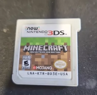 Minecraft New Nintendo 3DS Edition Cartridge Only TESTED WORKS • $21.99