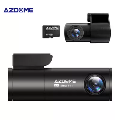 AZDOME M300S 4K Car Dash Cam 3840×2160P Car DVR GPS WIFI Video Recorder • $119.99