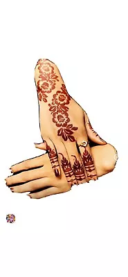 2 X India Henna Stencils Temporary Hand Template Body Art Lace Stencil Eid Gift • £7.50