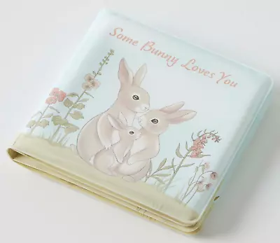 BATH BOOK - Some Bunny Loves You - Easter New Baby Gift Shower Christening • $23