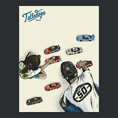$24.99 • Buy Talladega Superspeedway - 2019 - 50th Anniversary Souvenir Poster *GARAGE PROMO*