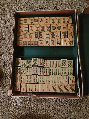 Antique Mahjong Set Has 125 Tiles  • $22.20