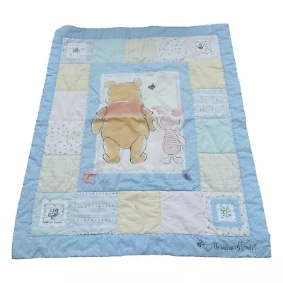 Babies R Us Winnie The Pooh Nursery Lap Quilt Baby Blanket Cover Vintage • £75