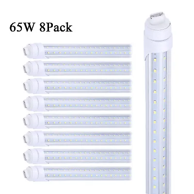 8 Pack T8 8FT R17D HO Led Tube Light Bulbs 65W Rotatable 8' Led Shop Light 6000K • $118.43