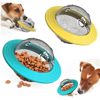 £7.56 • Buy Pet Dog Cat Tumbler Treat Ball Feeder Food Dispenser Interactive Puzzle Toys NEW