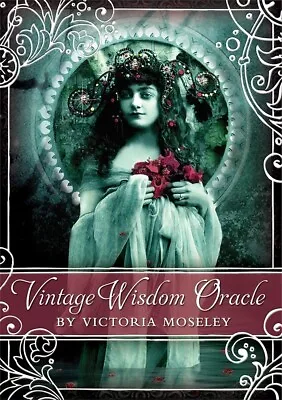 Vintage Wisdom Oracle By Victoria Moseley ~ 52 Card AUTHENTIC Tarot Deck • $19.50