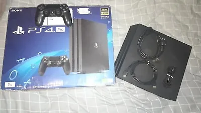 $300 • Buy Sony Playstation 4 Pro 1TB Console With 1 Controller & Leads! Re Con Ditioned