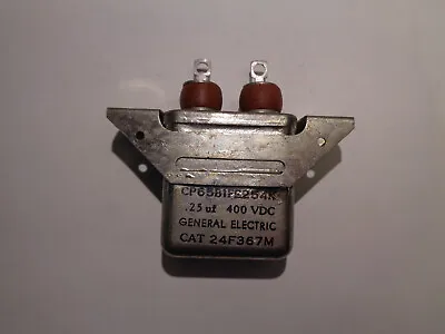 CAPACITOR 0.25uF 400VDC CP65B1FE254K BY GENERAL ELECTRIC NEW (LAST ONES) • $10.95