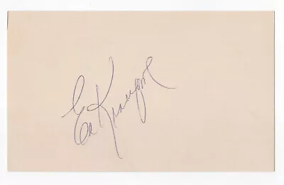 Ed Kranepool - New York Mets Autographed 3x5 Index Card EX-NM  • $9.95