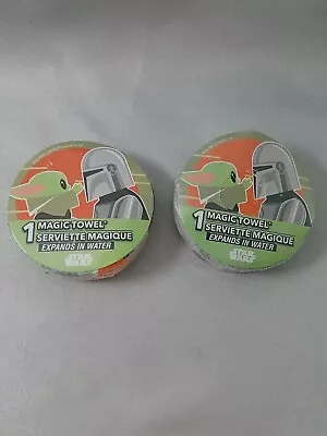 2 New Star Wars The Mandalorian & Grogu 11.5  X 11.5  Magic Towel Wash Clothes • $10