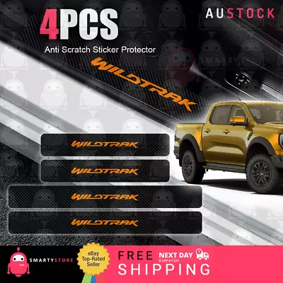 Car Door Sill Scuff Anti Scratch Sticker Protector For Ford Ranger Wildtrak • $24.95